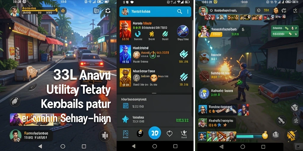Screenshot dari antarmuka aplikasi 33L yang menunjukkan fitur utilitas.