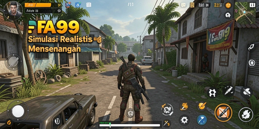 Tampilan gameplay FA99 yang menakjubkan dan interaktif.