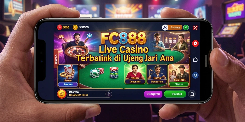Tampilan gameplay menarik dalam FC888 Live Casino.