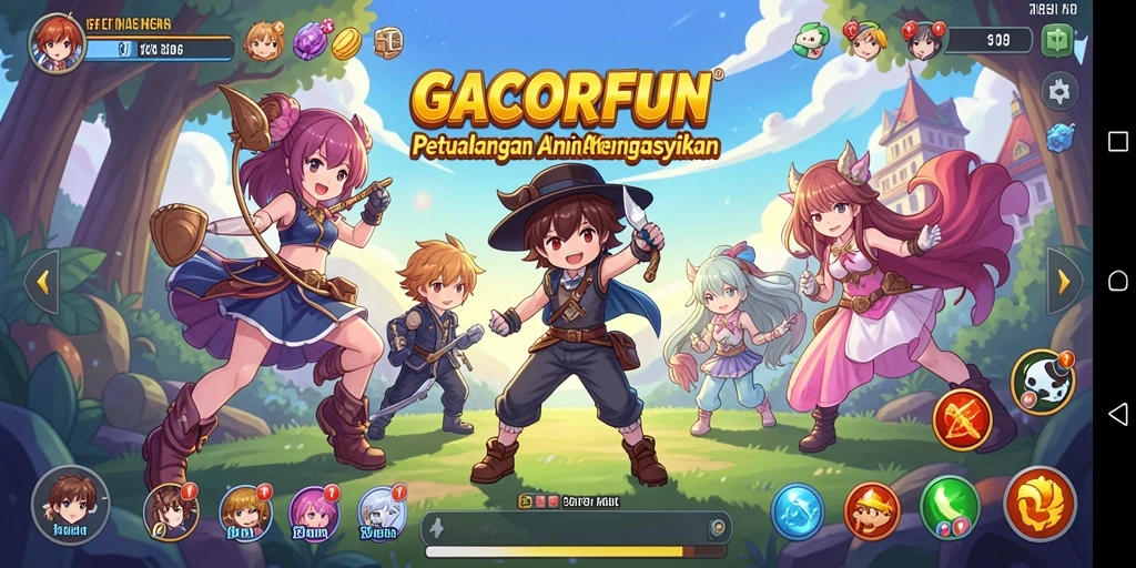 Gameplay seru dan grafik menawan dari GACORFUN.