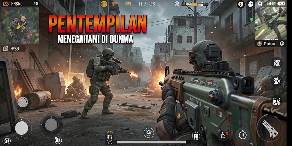 Tampilan seru gameplay HR89 dengan aksi menegangkan.