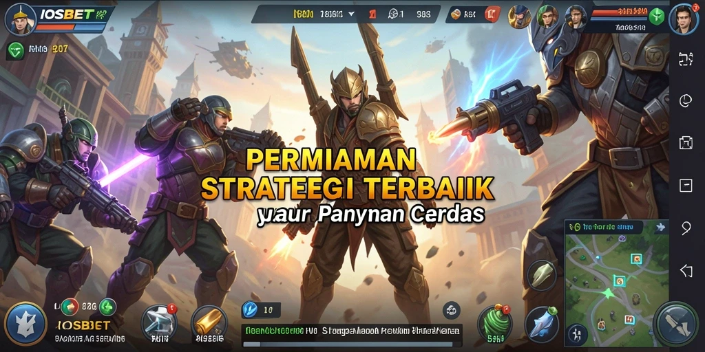 Tangkapan layar IOSBET menampilkan aksi strategi yang intens dan grafis yang menawan.