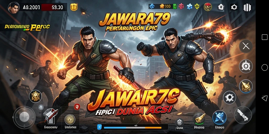 Tampilan gameplay seru dari JAWARA79 dengan aksi memukau.