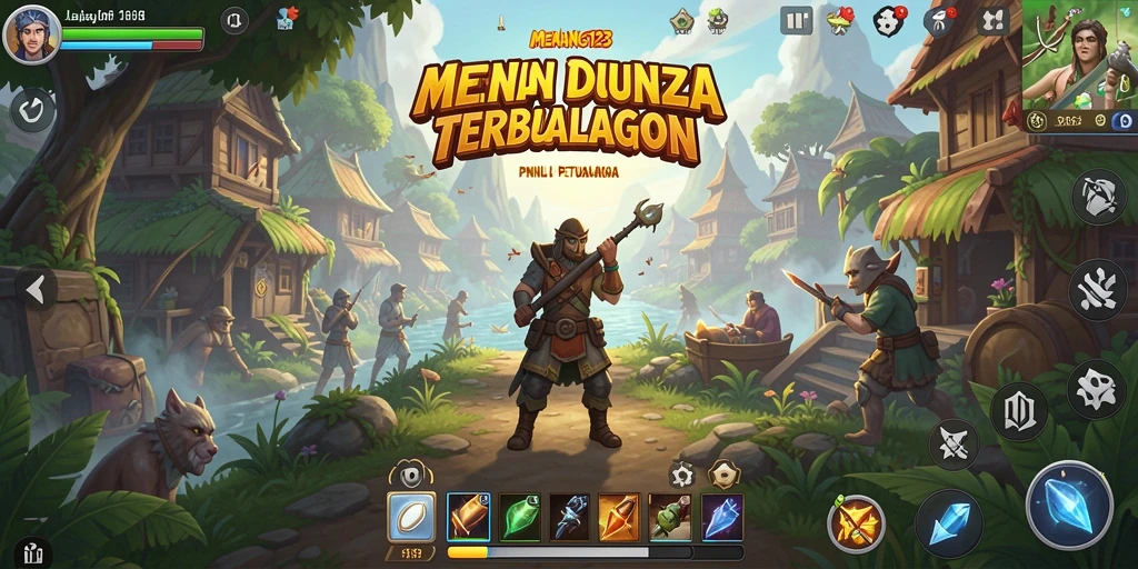Tampilan gameplay menakjubkan dari MENANG123 dalam dunia terbuka.