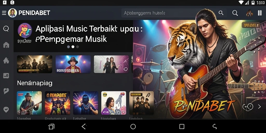 Screenshot gameplay PENIDABET menampilkan pengalaman mendengarkan musik yang menarik.