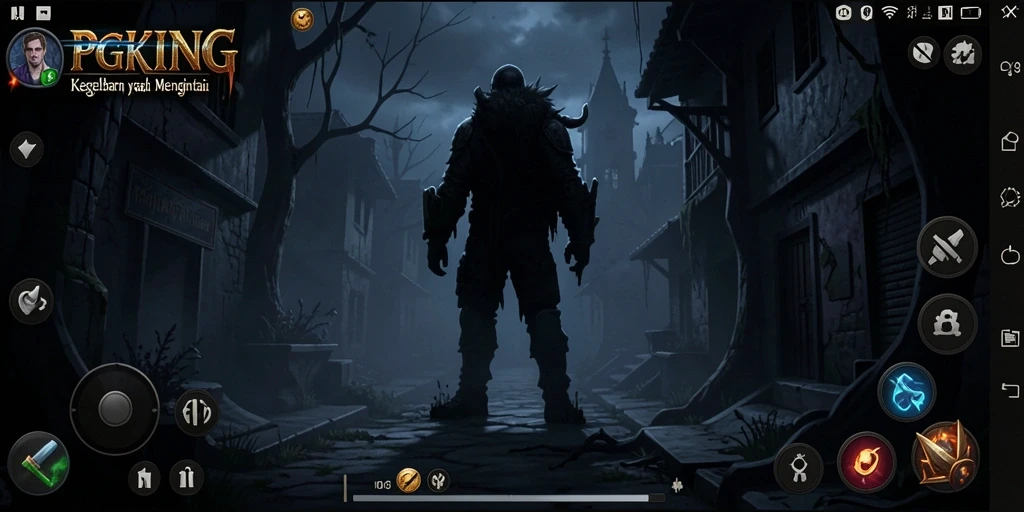 Tangkapan layar menampilkan gameplay menyeramkan yang memukau.