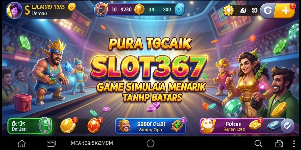 Tampilan menarik gameplay SLOT367 dalam simulasi slot.